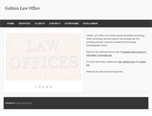 Tablet Screenshot of gahtan.com